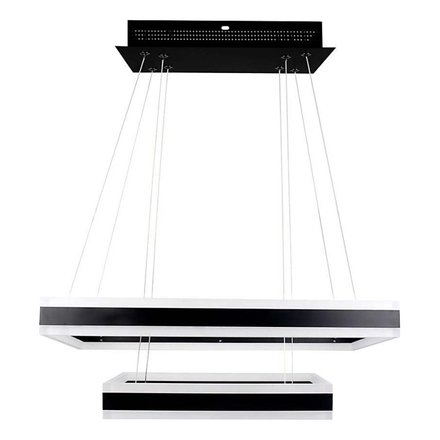 LED Dimmable chandelier on a string LED/113W/230V 3000K black