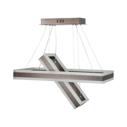 LED Dimmable chandelier on a string LED/113W/230V 3000K brown