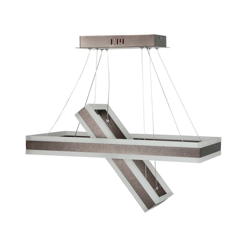 LED Dimmable chandelier on a string LED/113W/230V 3000K brown