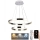 LED Dimmable chandelier on a string LED/120W/230V 3000-6500K d. 60 cm + remote control