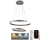 LED Dimmable chandelier on a string LED/120W/230V 3000-6500K d. 60 cm + remote control