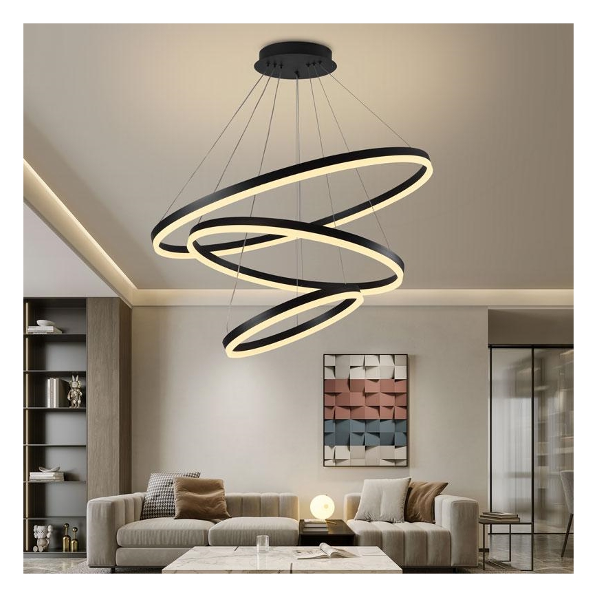 LED Dimmable chandelier on a string LED/125W/230V 3000-6500K d. 80 cm + remote control