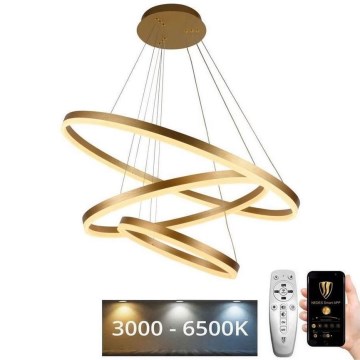 LED Dimmable chandelier on a string LED/125W/230V 3000-6500K + remote control