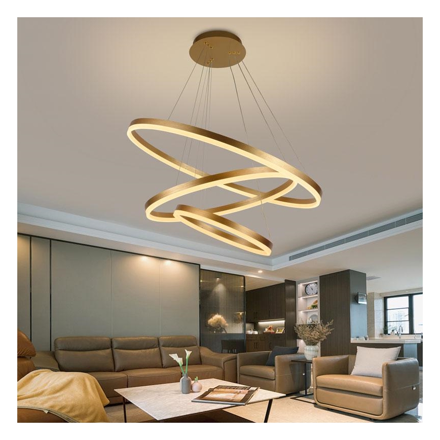LED Dimmable chandelier on a string LED/125W/230V 3000-6500K d. 80 cm + remote control