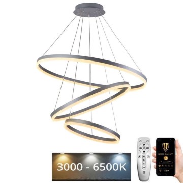 LED Dimmable chandelier on a string LED/125W/230V 3000-6500K + remote control