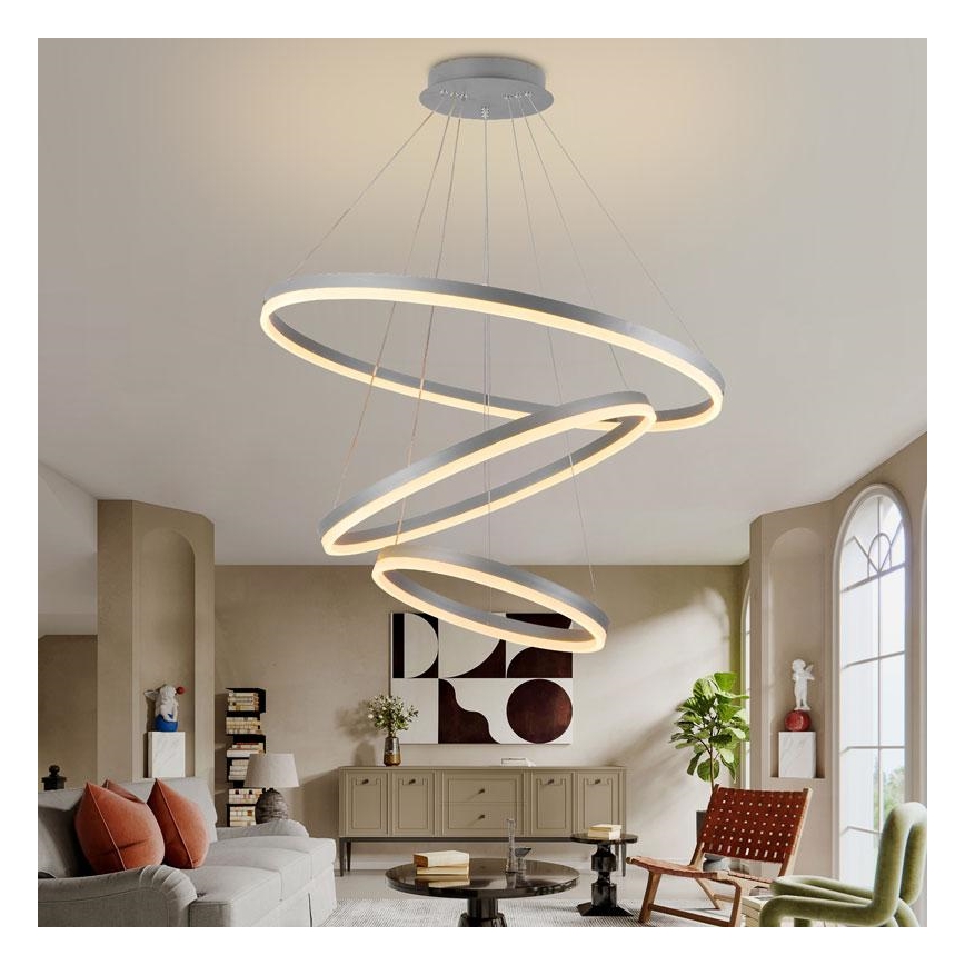 LED Dimmable chandelier on a string LED/125W/230V 3000-6500K d. 80 cm + remote control