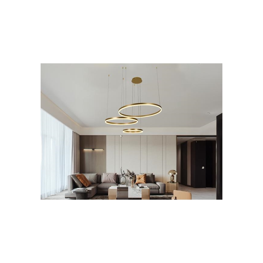 LED Dimmable chandelier on a string LED/125W/230V 3000-6500K d. 80 cm + remote control