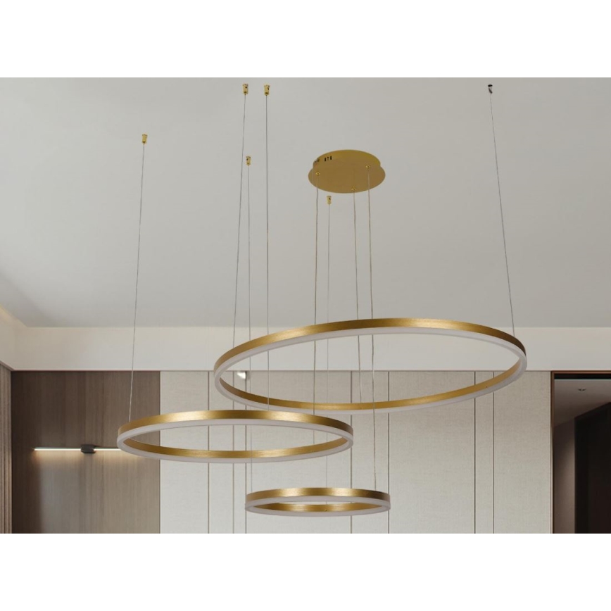 LED Dimmable chandelier on a string LED/125W/230V 3000-6500K d. 80 cm + remote control