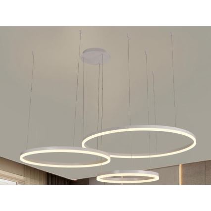 LED Dimmable chandelier on a string LED/125W/230V 3000-6500K + remote control