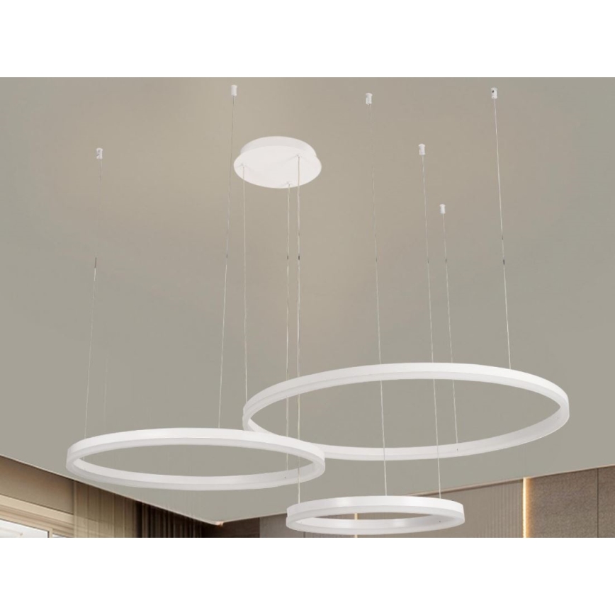 LED Dimmable chandelier on a string LED/125W/230V 3000-6500K + remote control