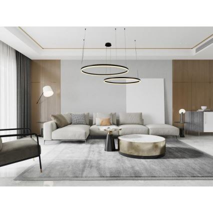 LED Dimmable chandelier on a string LED/128W/230V 3000-6500K + remote control