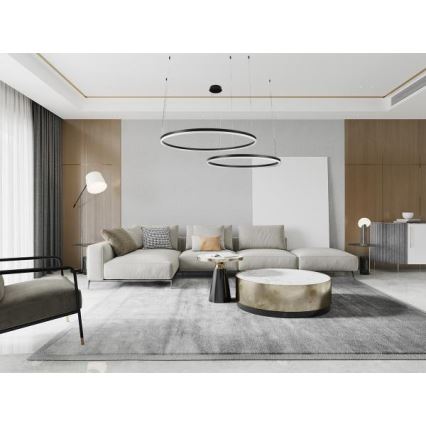 LED Dimmable chandelier on a string LED/128W/230V 3000-6500K + remote control
