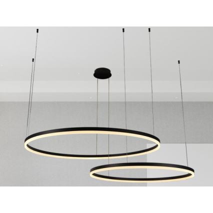 LED Dimmable chandelier on a string LED/128W/230V 3000-6500K + remote control