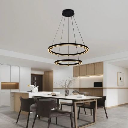 LED Dimmable chandelier on a string LED/130W/230V 3000-6500K + remote control