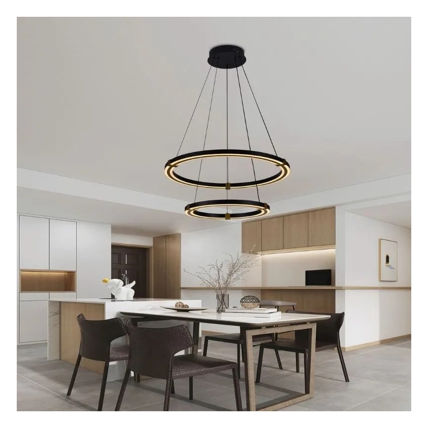 LED Dimmable chandelier on a string LED/130W/230V 3000-6500K + remote control