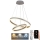 LED Dimmable chandelier on a string LED/135W/230V 3000-6500K d. 60 cm + remote control