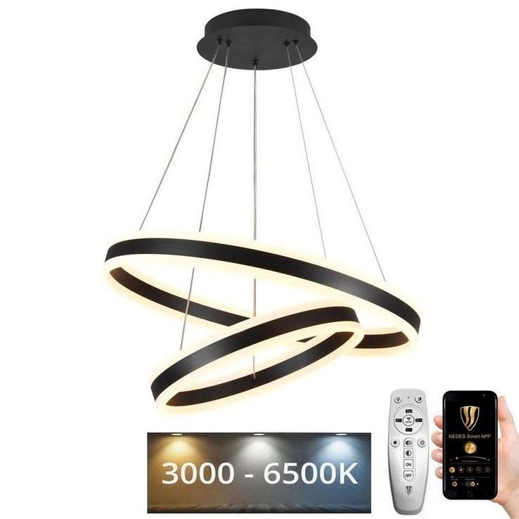 LED Dimmable chandelier on a string LED/135W/230V 3000-6500K + remote control