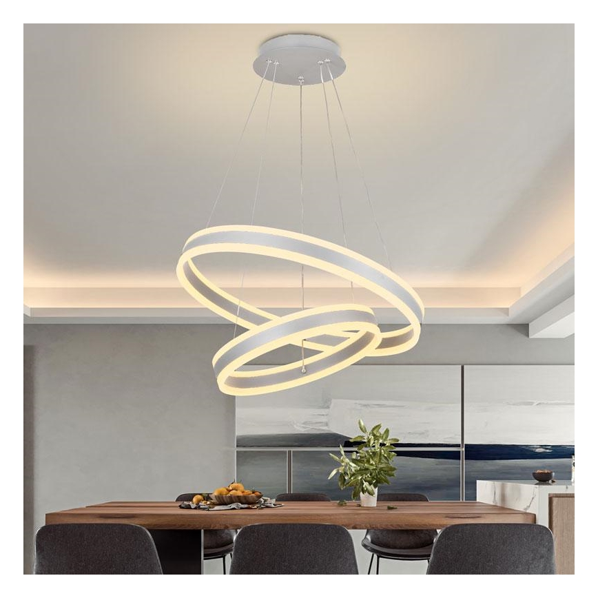 LED Dimmable chandelier on a string LED/135W/230V 3000-6500K d. 60 cm + remote control