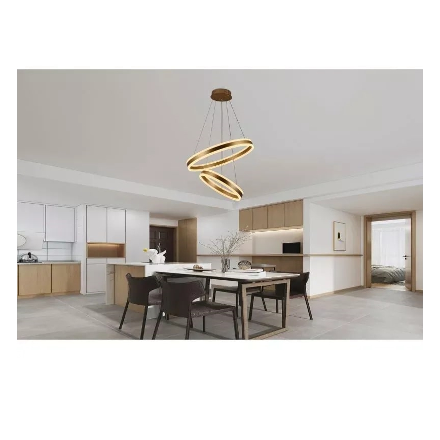LED Dimmable chandelier on a string LED/135W/230V 3000-6500K + remote control