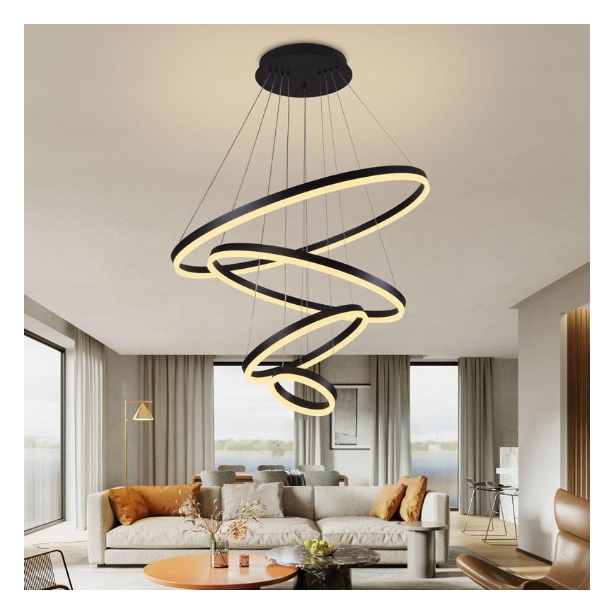 LED Dimmable chandelier on a string LED/165W/230V 3000-6500K + remote control