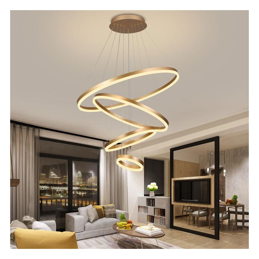 LED Dimmable chandelier on a string LED/165W/230V 3000-6500K + remote control