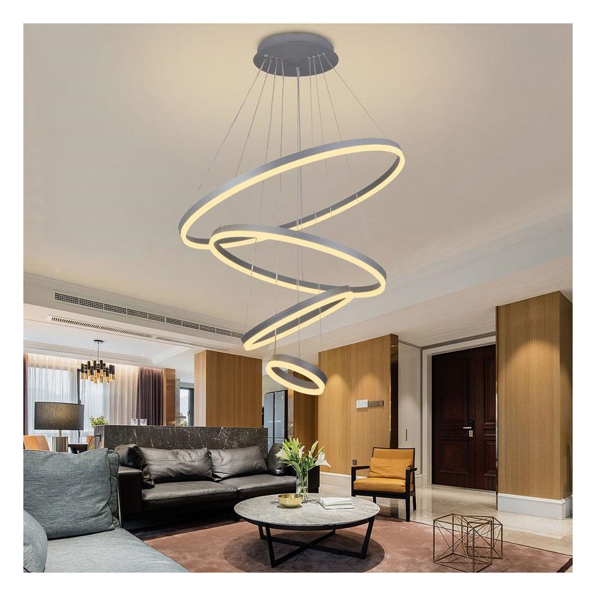 LED Dimmable chandelier on a string LED/165W/230V 3000-6500K + remote control