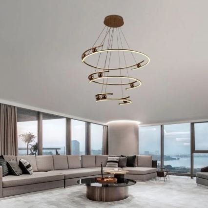 LED Dimmable chandelier on a string LED/170W/230V 3000-6500K + remote control