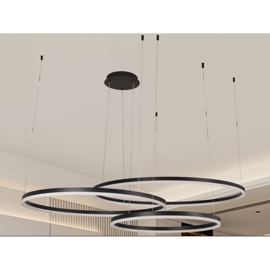 LED Dimmable chandelier on a string LED/170W/230V 3000-6500K d. 100 cm + remote control