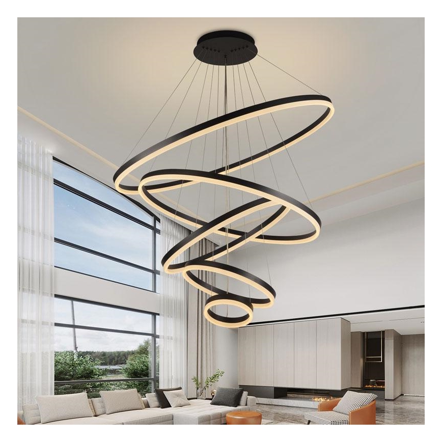 LED Dimmable chandelier on a string LED/210W/230V 3000-6500K + remote control
