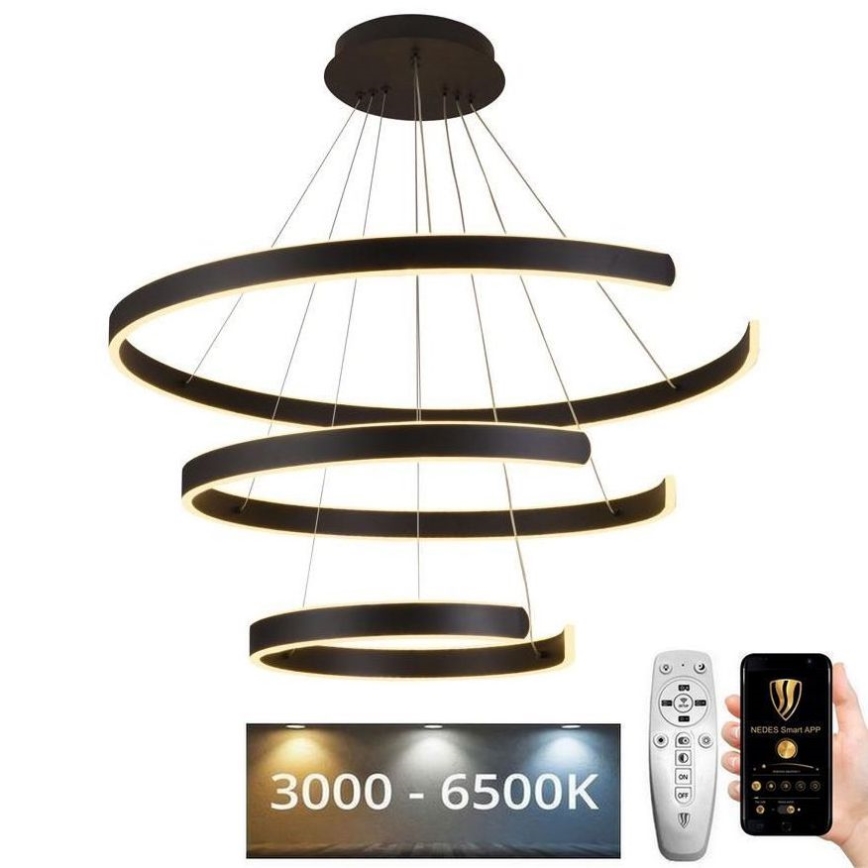 LED Dimmable chandelier on a string LED/220W/230V 3000-6500K + remote control