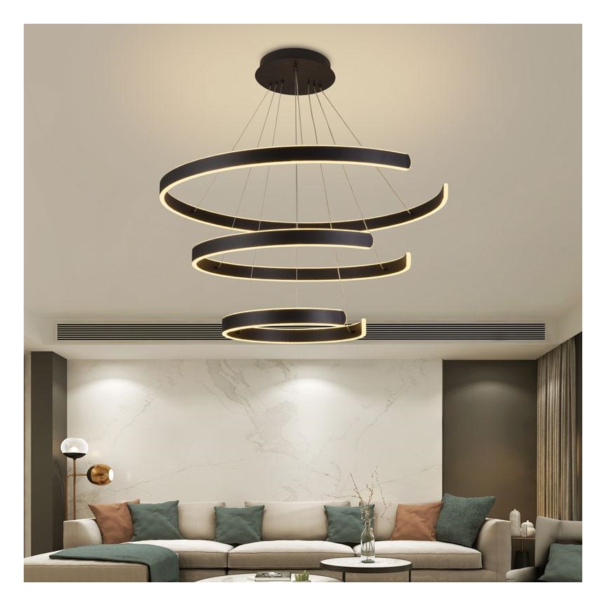 LED Dimmable chandelier on a string LED/220W/230V 3000-6500K + remote control