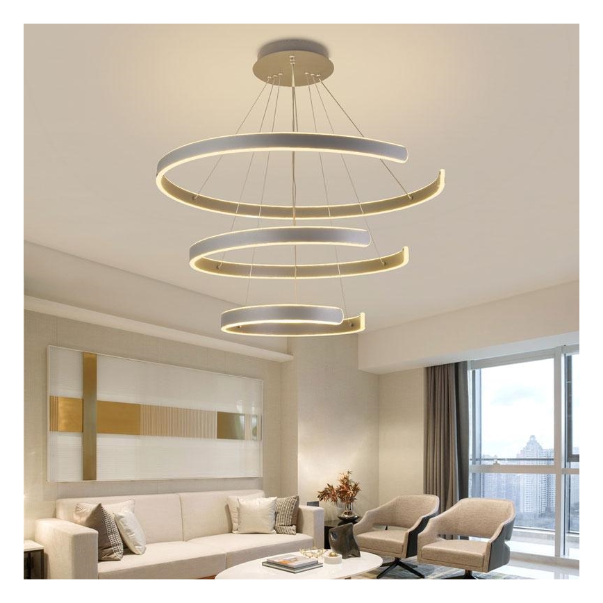 LED Dimmable chandelier on a string LED/220W/230V 3000-6500K + remote control