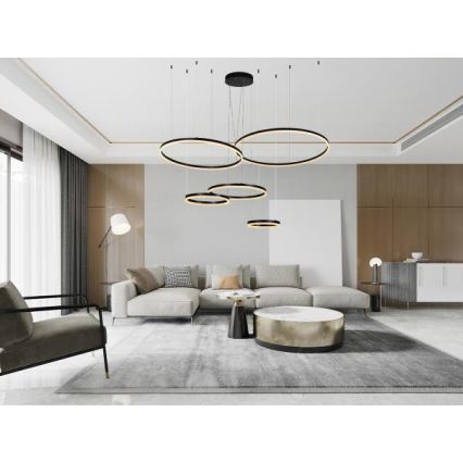 LED Dimmable chandelier on a string LED/220W/230V 3000-6500K + remote control