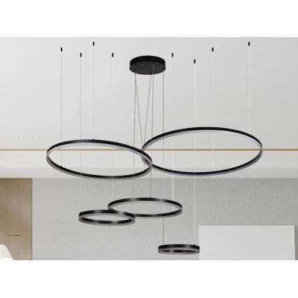 LED Dimmable chandelier on a string LED/220W/230V 3000-6500K + remote control