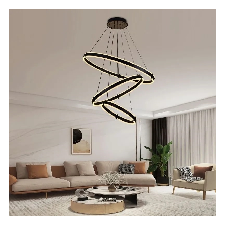 LED Dimmable chandelier on a string LED/250W/230V 3000-6500K + remote control