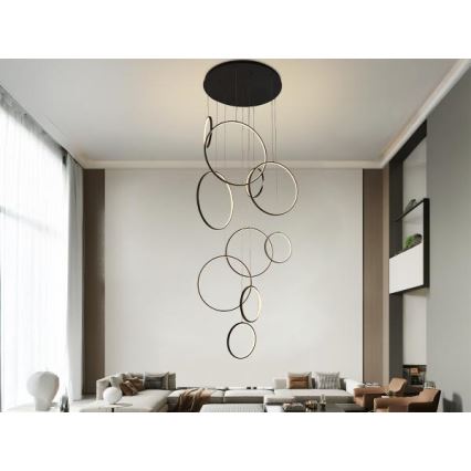 LED Dimmable chandelier on a string LED/290W/230V 3000-6500K + remote control
