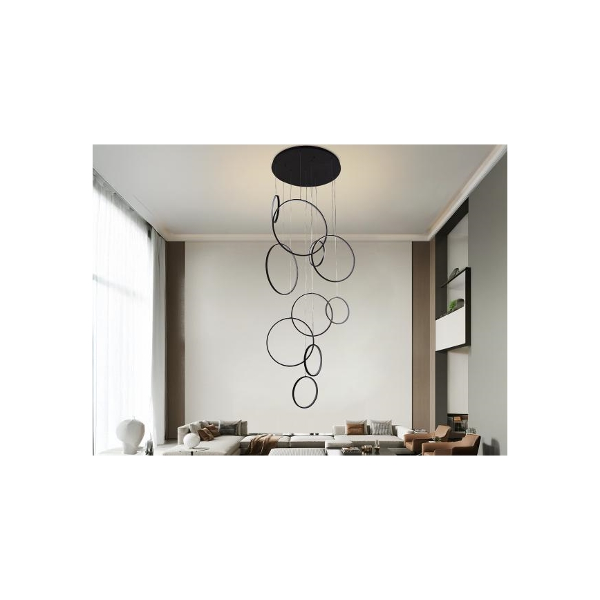 LED Dimmable chandelier on a string LED/290W/230V 3000-6500K + remote control