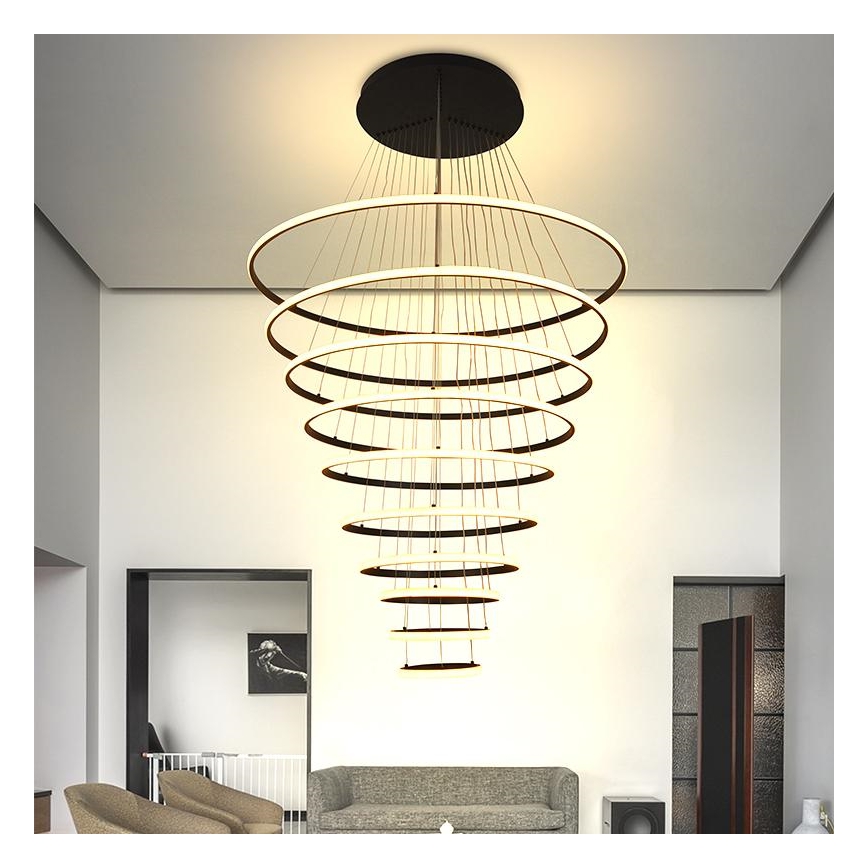 LED Dimmable chandelier on a string LED/365W/230V 3000-6500K + remote control