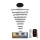 LED Dimmable chandelier on a string LED/385W/230V 3000-6500K + remote control