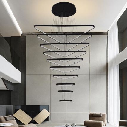LED Dimmable chandelier on a string LED/385W/230V 3000-6500K + remote control