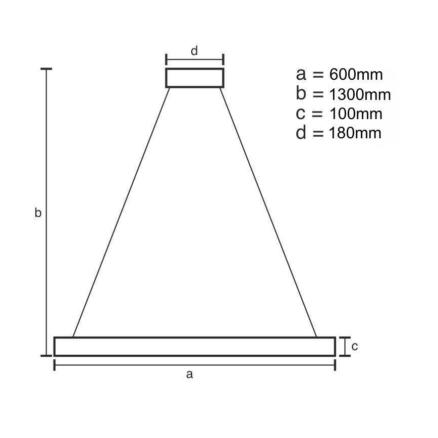 LED Dimmable crystal chandelier on a string LED/40W/230V 3000-6500K chrome/gold + remote control