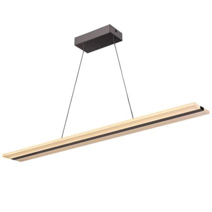 LED Dimmable chandelier on a string LED/40W/230V 3000-6500K chrome + remote control