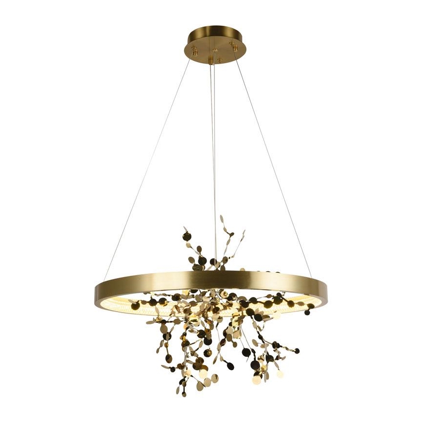 LED Dimmable chandelier on a string LED/40W/230V 3000-6500K gold + remote control