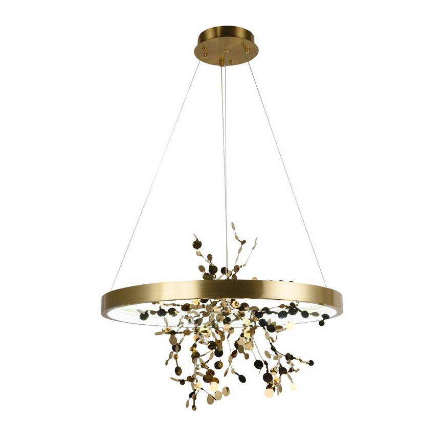 LED Dimmable chandelier on a string LED/40W/230V 3000-6500K gold + remote control