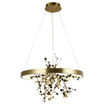 LED Dimmable chandelier on a string LED/40W/230V 3000-6500K gold + remote control