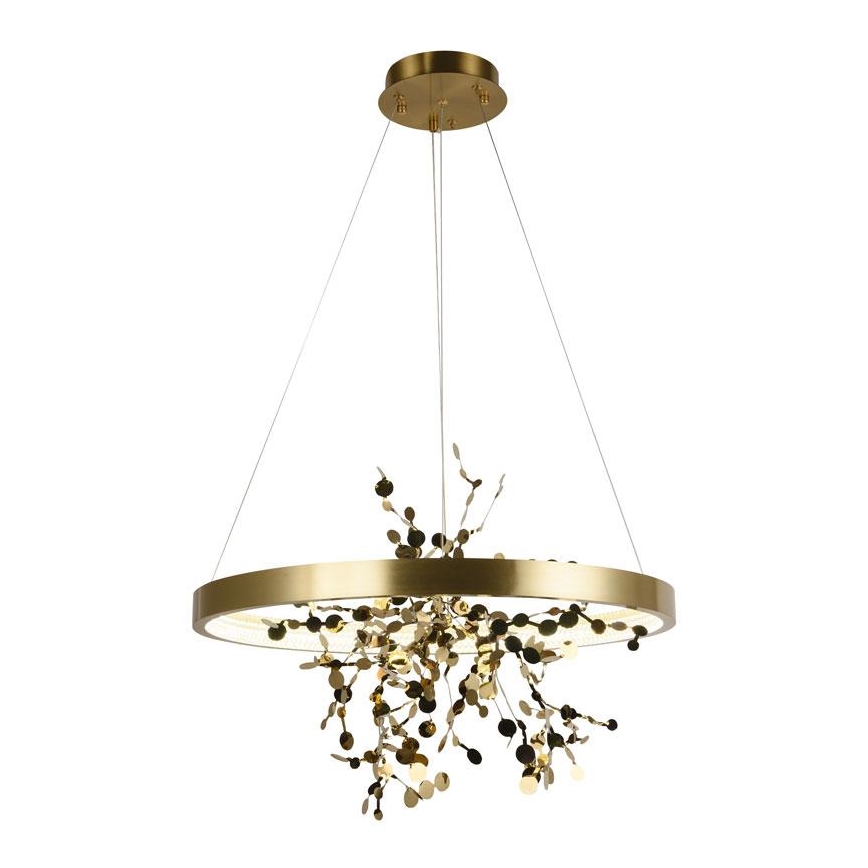 LED Dimmable chandelier on a string LED/40W/230V 3000-6500K gold + remote control