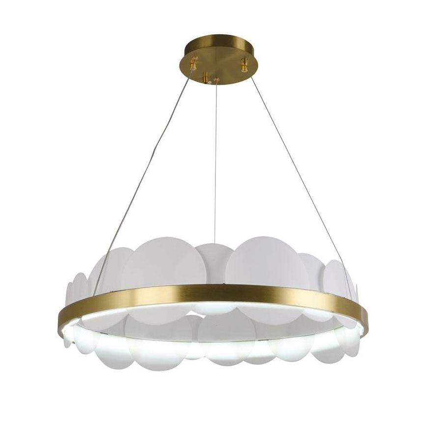 LED Dimmable chandelier on a string LED/40W/230V 3000-6500K gold + remote control