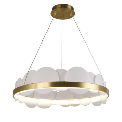 LED Dimmable chandelier on a string LED/40W/230V 3000-6500K gold + remote control