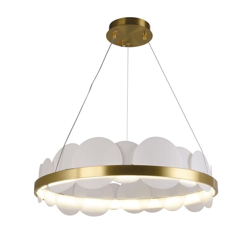 LED Dimmable chandelier on a string LED/40W/230V 3000-6500K gold + remote control