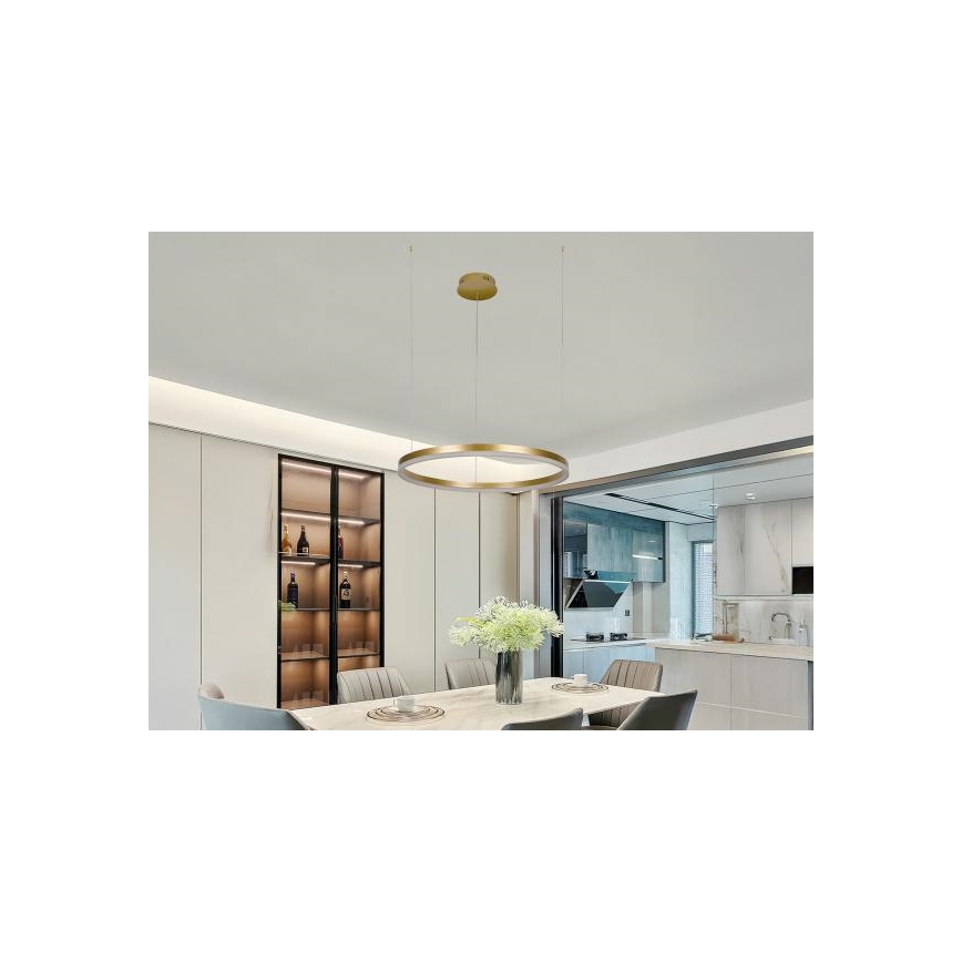 LED Dimmable chandelier on a string LED/42W/230V 3000-6500K d. 60 cm + remote control